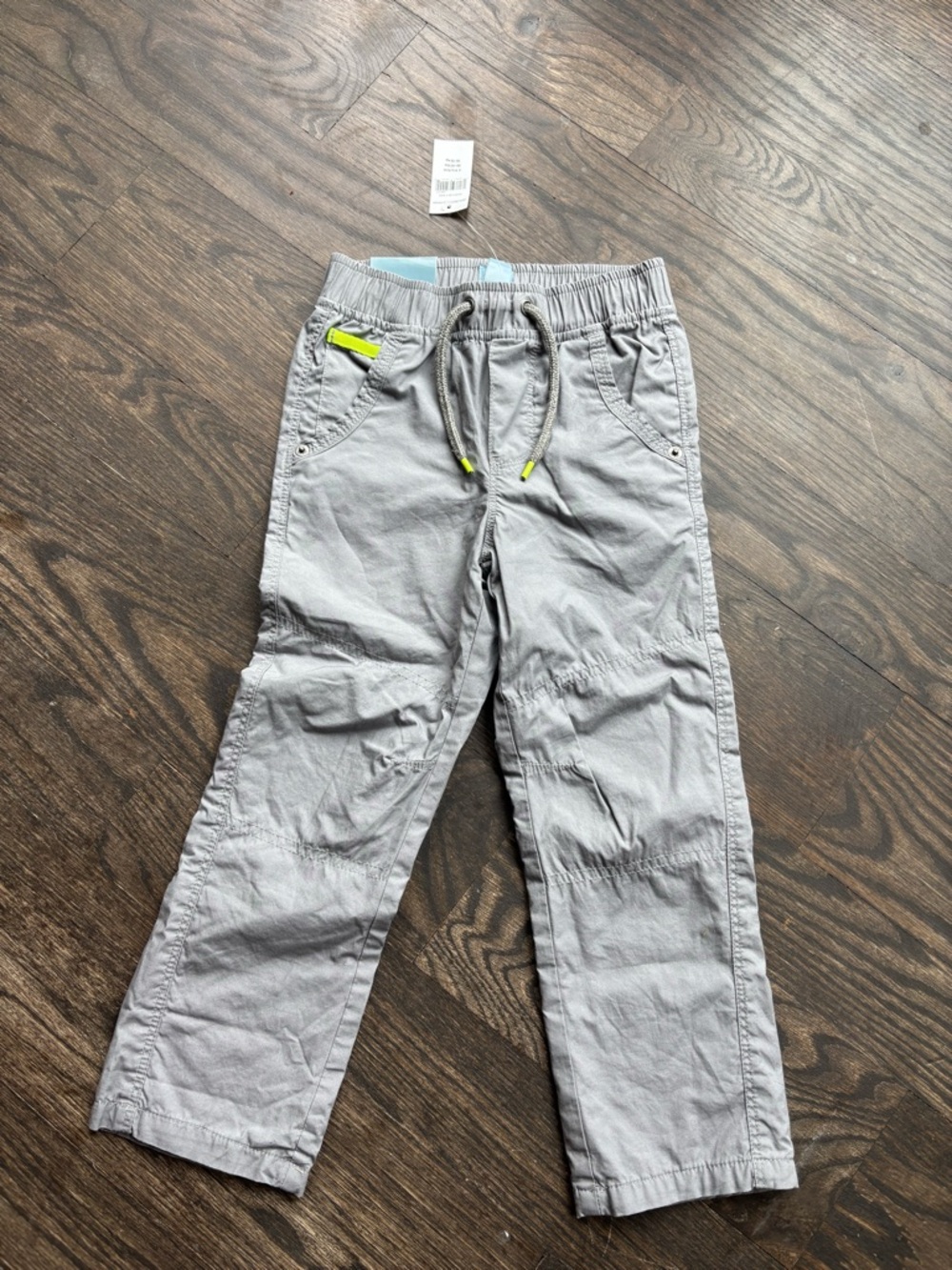 NWT 4T Gap Gray Drawstring Khaki Pants